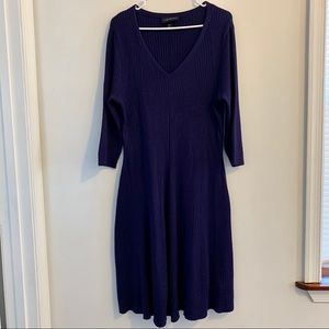 Lane Bryant Purple Blue Sweater Dress Size 18 / 20